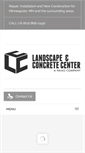 Mobile Screenshot of landscapeandconcretecenter.com